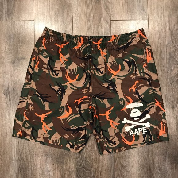 Aape by A Bathing Ape Mens Camo Swim Trunks - Picture 1 of 10